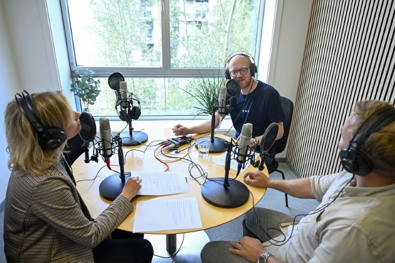 Mennesker i et podcast studie